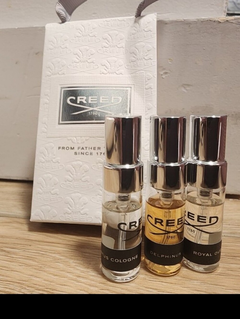 3 Pcs Creed Travel Gift Set Mini New